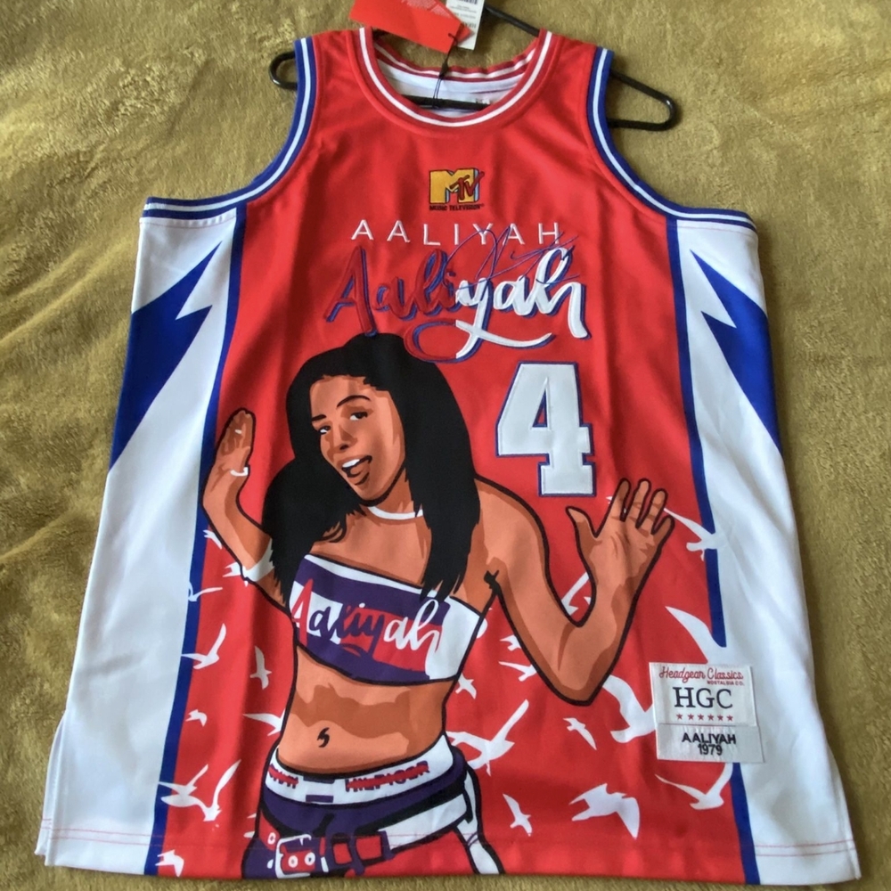 AALIYAH MTV BASKETBALL JERSEY